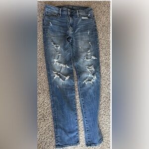 American Eagle Outfitters Light Blue Stretch Denim Jeans